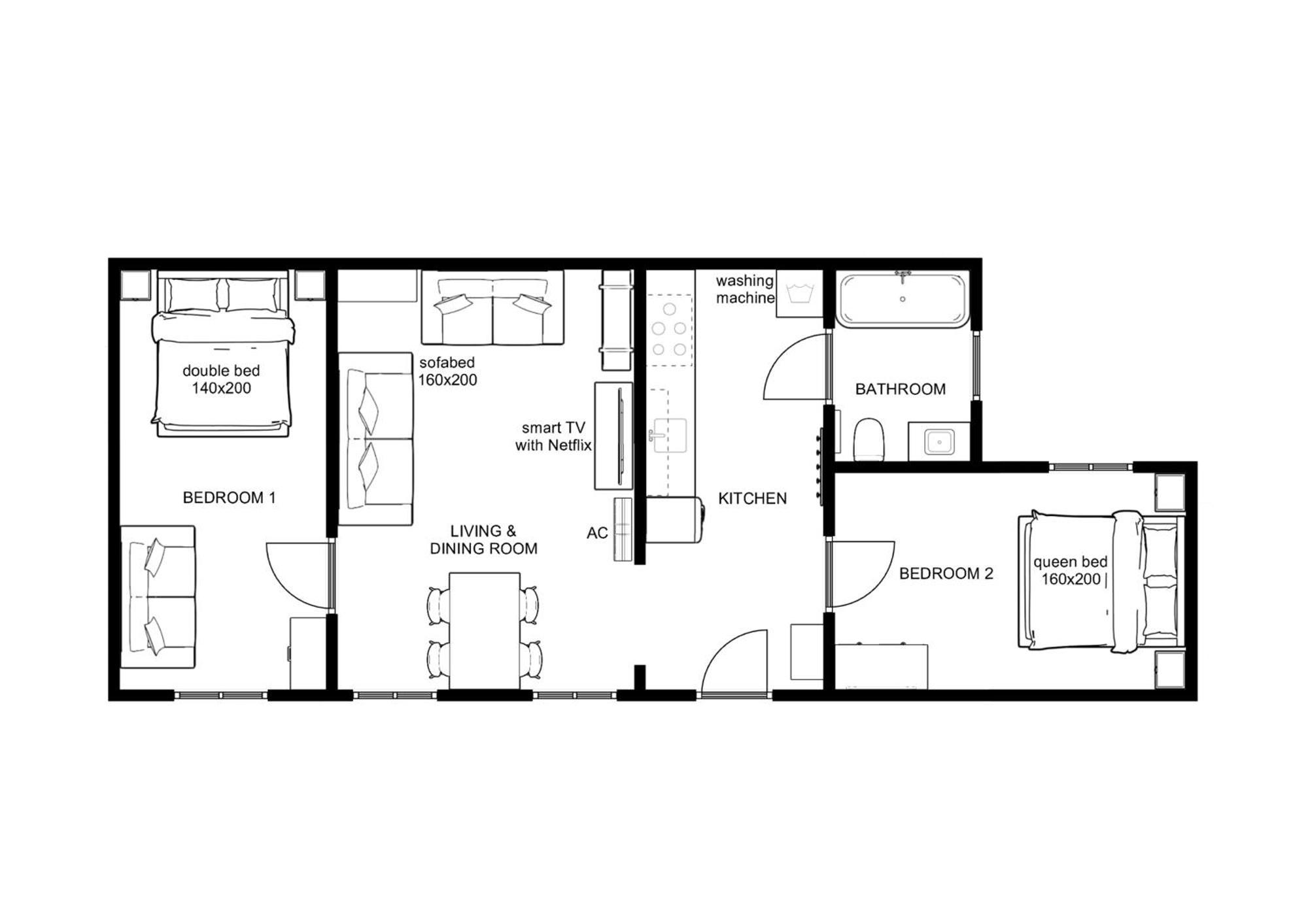 Kalvin 2Bdr Apartment With Ac Budapest Extérieur photo
